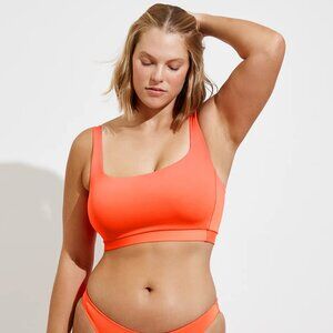 LEFT ON FRIDAY Top Shelf Top in Aperol size Large